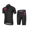 SALETU Traje de Ciclismo de Tirantes de Manga Corta de Araña Verano Ropa de Bicicleta para Hombre Competición de Bicicleta de Montaña