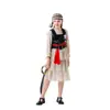Disfraz de Capitán Pirata para Halloween para Mujeres, Niños y Niñas, Disfraz Cosplay Pirata, Evento de Fiesta, Atuendo de la Tripulación del Caribe