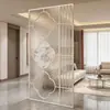 Nuevo Divisor de Pantalla de Vidrio Estilo Chino Entrada de Sala de Estar Patrón de Paisaje Pantalla de Entrada de Vidrio Changhong Personalizable