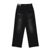 # Pantalones de chándal OVDY originales nuevos lavados vintage diseño desgastado a mano estilo holgado rectos de pierna ancha