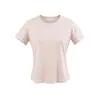 Camiseta Básica Lisa de Manga Curta com Gola Redonda Verão Nova Moda Versátil Solta Emagrecimento Base Top para Mulheres