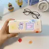 Ins Fofo Urso Coelho Expressão Diário Adesivo Copo de Água Roxo Capa de Celular Decorativo Impermeável Adesivo Sem Costura