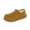 Nuevos Zapatos Casuales de Felpa y Algodón 2026 para Mujer Papa Pequeña Slip-on Engrosados Calientes para Nieve Invernal Zapatos de Algodón Retro