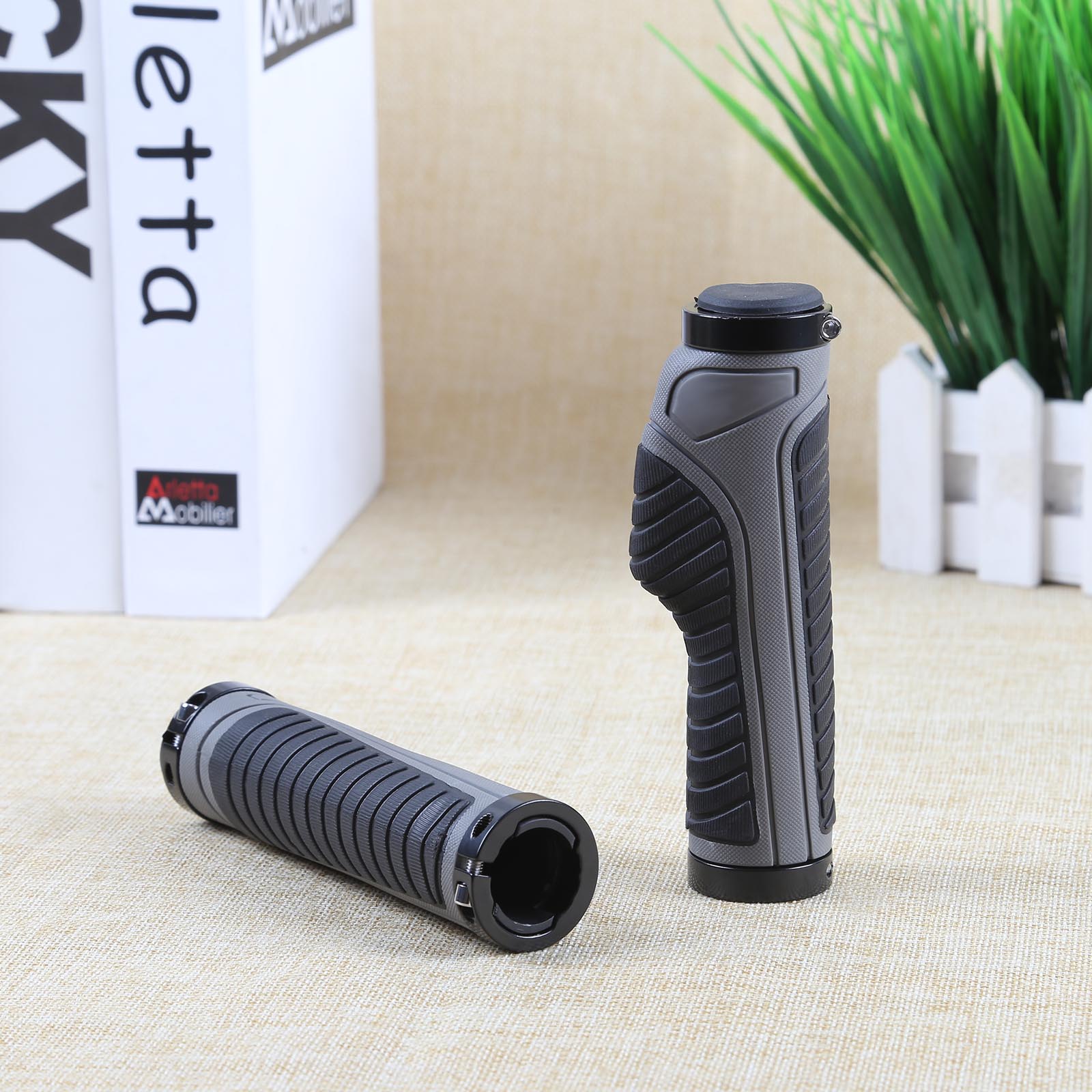 Bicycle Handlebar Grips MTB Road Bike Double Lock Rubber Grips 131*32*44mm Shock-absorbing Cycling Handle Ergonomic Handle Bar