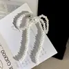 Horquilla de Perlas y Lazo de Lujo Ligero Accesorios para el Cabello de Mujer Clip Lateral para Cola de Caballo Alto Valor Estético Clip Dulce para Flequillo de Niña