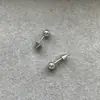 Aleación de Titanio F136 Rosca Externa Cono Puntiagudo Clavo Diablo Clavo de Hueso de Oreja Clavo Diente de Tigre Clavo de Oreja Clavo de Labio Joyería para Piercing G23
