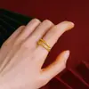 Anel Moderno e Simples Cravejado com Zircônia para Mulheres, Elegante de Alta Qualidade, Joia Anel de Diamante Sintético, Acessórios Transfronteiriços Novo Produto