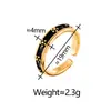 Moda Retro Elegante Anillo Abierto de Alta Gama Elegante Lujo Accesible Diseño Sencillo de Nicho Joyería de Mano Personalizada para Mujeres