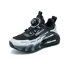 Zapatos deportivos para niños de comercio exterior transfronterizo, zapatillas ligeras de cuero y malla, venta al por mayor de zapatos para niños