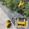Quitanieves Pequeño Plegable para Caminos Escolares, Empujado a Mano Portátil para el Hogar con Batería de Litio Artefacto para Quitar Nieve, Venta Directa de Fábrica
