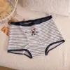 Ropa interior para mujer British Bear Algodón Puro en la Entrepierna 10A Entrepierna Antibacteriana Entrepierna Extendida Nuevos Calzoncillos tipo Boxer de Cintura Media