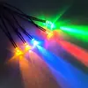 LED de 5MM 3V5V12V24V220V LED con cable modelo de cuenta de lámpara luz indicadora de coche de juguete decorativo