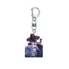 Chaveiro Acrílico Anime Kpop Demon Slayer Grupo Feminino Mercadoria Gaza Masculino Fantasma Chaveiro de Mochila