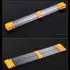 Tubo Flutuador Transparente Dobrável Tubo Flutuador de Pesca de Plástico PC Bola Flutuadora de Pesca Tubo de Embalagem para Flutuador Equipamento de Pesca Tubo Flutuador Espessado