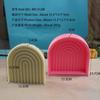 Geometria do arco Rainbow Bridge aromaterapia vela sabão molde de silicone BK1332-1334 8307