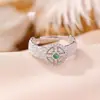 Anillo de Rama de Flor Enredada con Espinas para Mujer, Diseño de Nicho, Lujo Accesible, Gama Alta, Exquisito Anillo para Dedo Índice, Anillo Literario y Fresco
