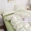 Tecido espessado lençol de cama capa de edredom conjunto de quatro peças tecido de cama sarja tecido de largura larga liquidação outros outros