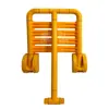 Silla de baño para ancianos Artefacto de baño para discapacitados Baño Antideslizante Taburete plegable reclinable a la pared Taburete de baño Silla de ducha