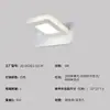Luz frontal LED para espejo personalizada, lámpara de noche de acrílico, lámpara de maquillaje para baño giratoria ajustable de 360 grados, luz frontal cuadrada simple para espejo