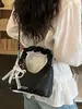 Bolso de Nube de Color Sólido Elegante de Alta Apariencia 2026 Verano Nuevo de Moda Tendencia Personalidad Trendy Ins Bolso Cruzado con Cadena