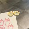 Lindo pasador de dibujos animados Sanrio con cara de galleta, pinza de pato dulce para chica, accesorios para el cabello mismo estilo del pequeño libro rojo
