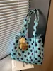 Bolso de Hombro Grande de Alta Gama con Lunares Japoneses y Coreanos 2026 Nuevo Modelo para Mujer, Bolso Tote Casual para Viajes