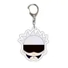 Atacado de Anime Jujutsu Kaisen Mercadoria de Anime Feito por Fãs Versão Q Chaveiro de Acrílico Transparente Dupla Face Bidimensional Transfronteiriço