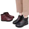 Zapatos de Tela Impermeables Felpa Engrosada para Mujer 2026 Invierno Nuevos Zapatos de Algodón Suela Suave Antideslizantes Cálidos Zapatos para Madre Anciana Mujer