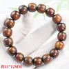 Pulseira de Jacarandá Preto Contas Cilindricas 11*12mm Nova Chinoiserie Simples Ornamentos de Mão Masculinos e Femininos Brinquedo de Madeira Pulseira Corda de Disco