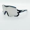 Gafas de sol deportivas para exteriores con montura grande personalizada, a prueba de viento, coloridas, para montar, nueva tendencia de moda europea y americana, venta al por mayor de fabricantes