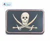 A NOSOTROS. Parche de Moral de Insignia Pirata Jolly Roger de los Navy Seals con Calavera de Ojos Grandes y Pequeños