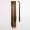 Peluca europea y americana para mujer, fibra química, seda de alta temperatura, parche para el cabello, velcro, cabello largo lacio, accesorios, pelucas, fábrica al por mayor