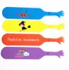 Marcador pequeño de mano de silicona impermeable resistente a las manchas caricatura creativa dedo ligero lindo reutilizable logo imprimible