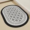 Tapete de Piso para Baño Tierra de Diatomeas Absorbente Suave Tapete Puerta Baño Inodoro Alfombra Antideslizante Hogar Secado Rápido Tapete para Pies Personalización