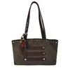 Bolso de hombro tipo tote grande transfronterizo para mujer, un bolso de mano elegante y versátil, con un diseño retro de gamuza