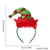 Diadema navideña transfronteriza Diadema con lazo de árbol de Navidad Pasador decorativo lindo Diadema de cuernos de alce Accesorios para el cabello al por mayor