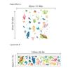 Adesivos de Parede de Animais Subaquáticos Transfronteiriços Decoração de Parede para Quarto de Crianças Quarto de Dormir Banheiro Embelezamento Adesivos de Arte para Casa Pvc