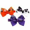 Gravatas Borboleta de Halloween para Pets Transfronteiriças, Laços, Sino de Abóbora Fantasma, Flores de Cabeça para Gatos e Cachorros, Estoque Pronto de Fábrica
