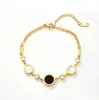 Pulsera popular de titanio y acero estilo ins, moderna, versátil, corazón, mariposa, estrella, geométrica, de acero inoxidable, joyería para la mano