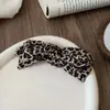 Estilo Preppy Britânico Bolinhas Xadrez Laço Presilha Banana Clássico Retro Cor Contrastante Tecido Grampo de Cabelo Adorno de Cabeça para Mulheres