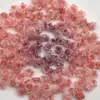 Cerca de 10mm resina muda de cor luminosa cola macia rosa camélia diy enrolamento pingente pulseira acessórios material