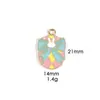 [Huevo de Pascua] conejo Pascua serie de dibujos animados huevo aleación de zinc accesorios collar adornos para llaves