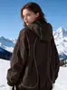 Gabardina estilo europeo y americano, cortavientos casual para primavera y otoño, chaqueta de esquí con capucha de moda, ropa de mujer transfronteriza para Amazon