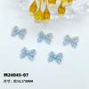 Venda quente de ouro polvilhado arco Nail Art Jóias Ouro Bow Tie Nail Decoração DIY Acessórios de jóias artesanais