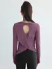 Yoyo recomienda conjunto de yoga para mujer, nuevo 2026 hermoso espalda descubierta ropa deportiva para correr, manga larga para fitness, primavera y otoño