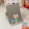 Espejo de escritorio portátil plegable, espejo de tocador DIY para estudiantes, espejo portátil para baño, espejo de escritorio, espejo de maquillaje para niños