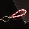 Llavero de langosta de cuero tejido Círculo accesorios para llavero de coche llavero dorado creativo accesorios con cordón al por mayor