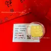 Pegatinas Doradas para Teléfono con Oro Puro 999, Láminas Doradas de Riqueza Instantánea, Imanes de Nevera Designados para la Fortuna, Regalos de Apertura de Tienda al por Mayor
