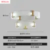 Lámpara de araña para restaurante transfronterizo, luz de anillo circular de lujo ligero, lámpara colgante de cristal personalizada para sala de estar, recepción de hotel, vestíbulo, modelo nuevo 2026
