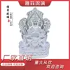 Fabricante de Fuente Mayorista de Estatuas de Buda de Vidrio Tradicionales con Diseño de Trompa de Elefante, Adornos Decorativos y Regalos Empresariales